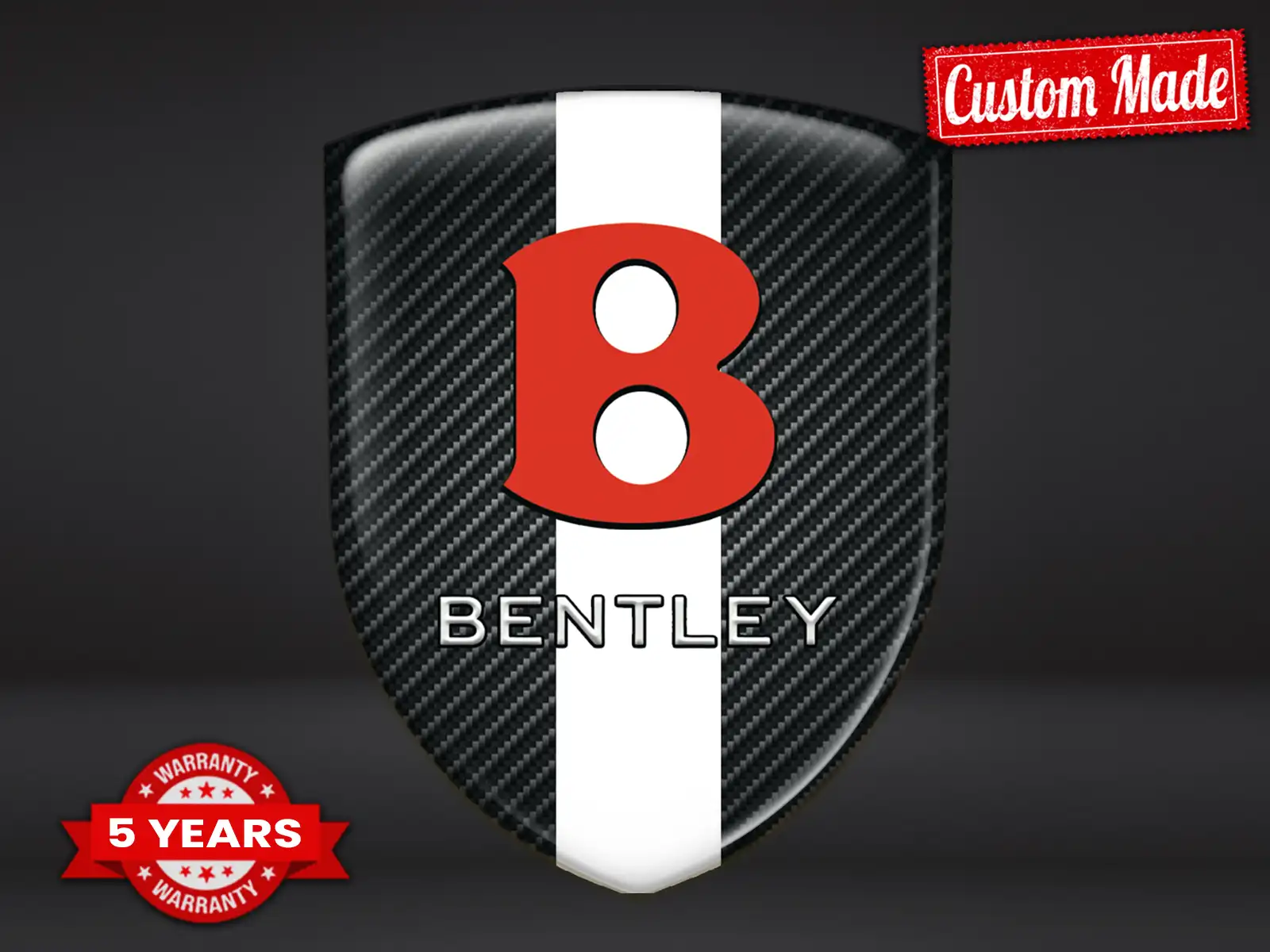 Bentley Adesivi Paraurti Auto su Misura Resistenti Lusso Pro